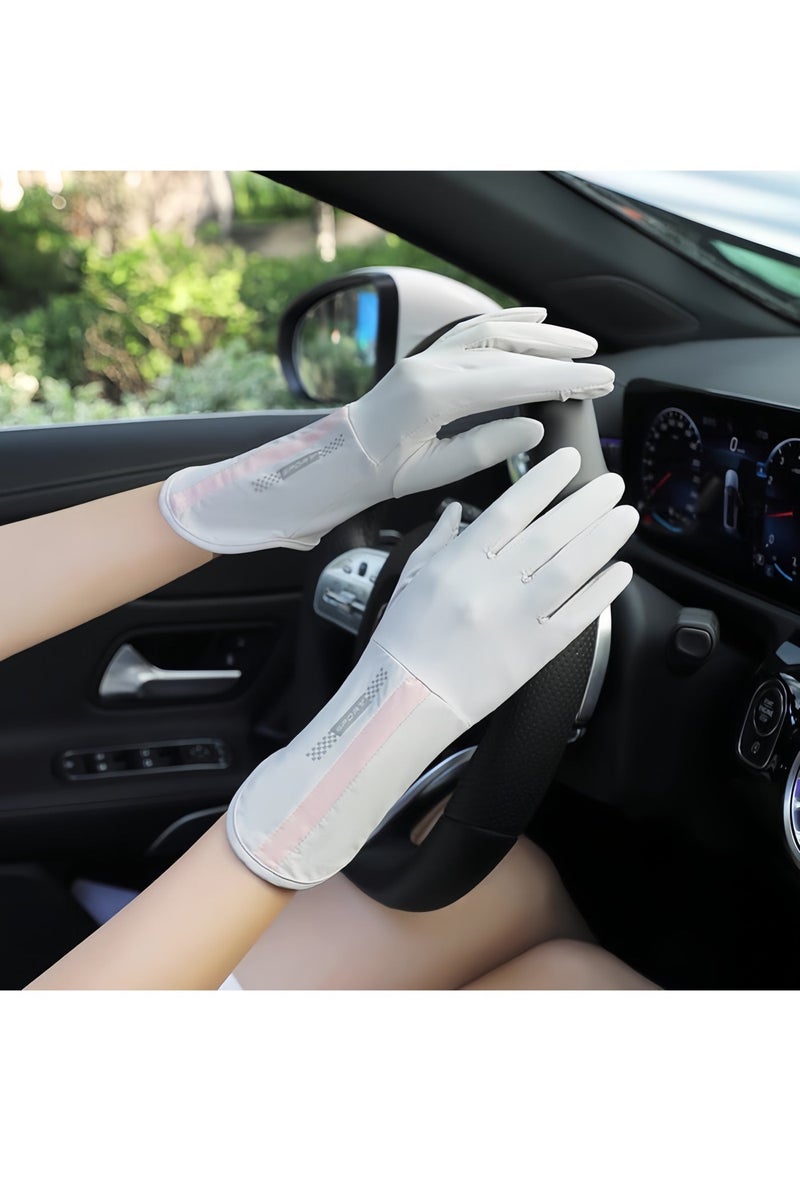 Women UV Sun Protection Gloves Full Finger Touchscreen Non Slip Gloves Driving Gloves Breathable Summer Outdoor for Women - Image 2