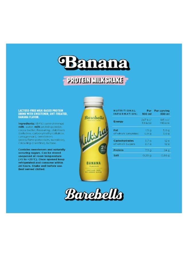 Barebells Protein Banana Milkshake 330ml - Image 5