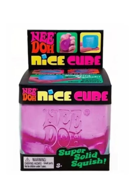 NeeDoh Nice Berg - Giant NeeDoh Nice Cube Sensory Stress. Ball Assorted Color