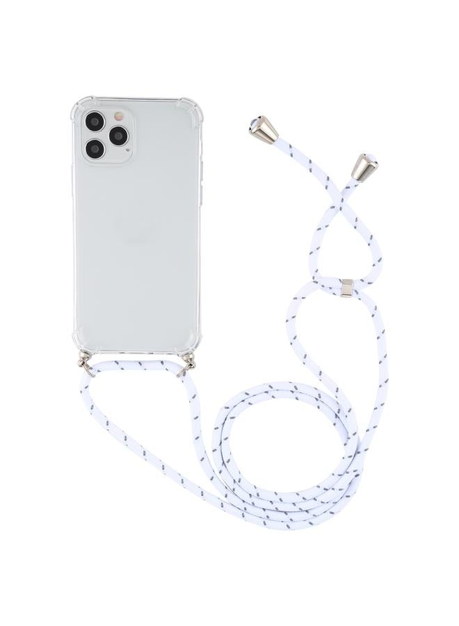 اس-توب جراب لهاتف iPhone 15، جراب TPU شفاف مقاوم للصدمات بأربع زوايا مع حبل - Image 2