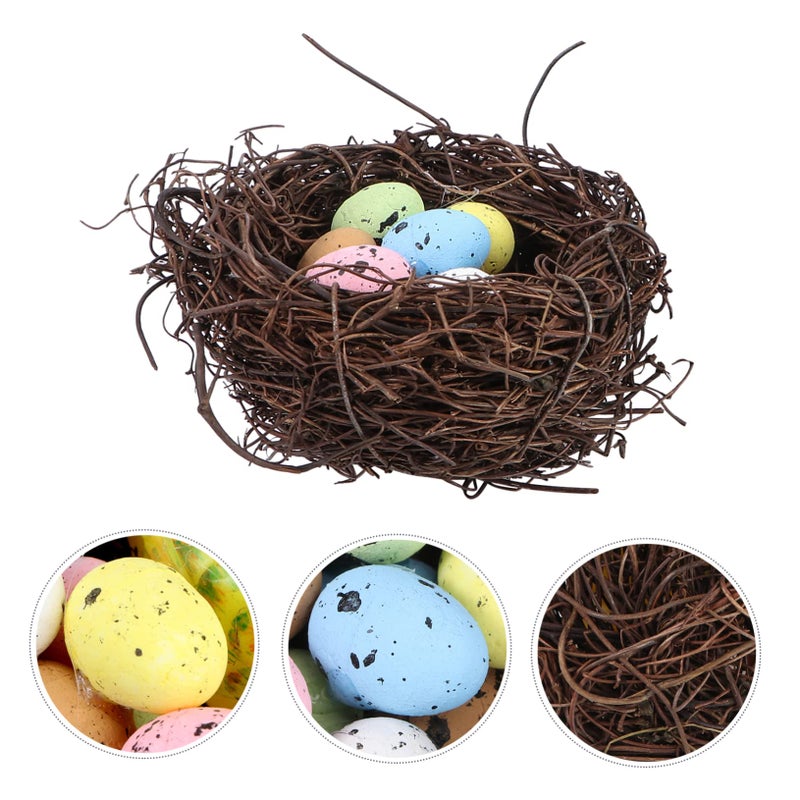 Easter Decorative Nest Egg Balls 9X9CM Photo Props For Spring Home Party Decor - Image 4