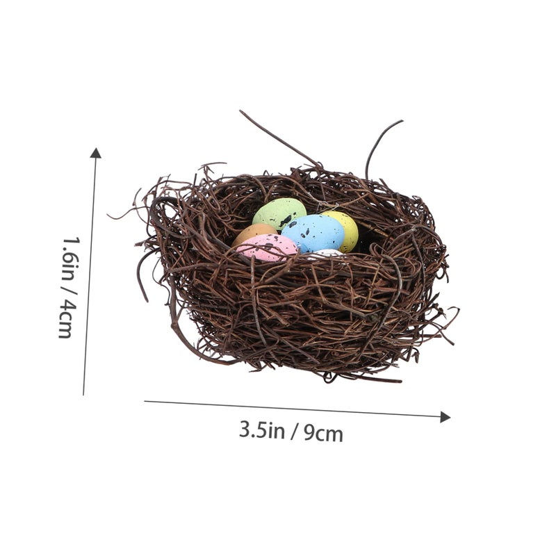 Easter Decorative Nest Egg Balls 9X9CM Photo Props For Spring Home Party Decor - Image 3