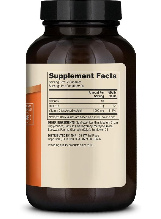 Mercola د. ميركولا، فيتامين سي ليبوسومي، 180 كبسولة - Image 2