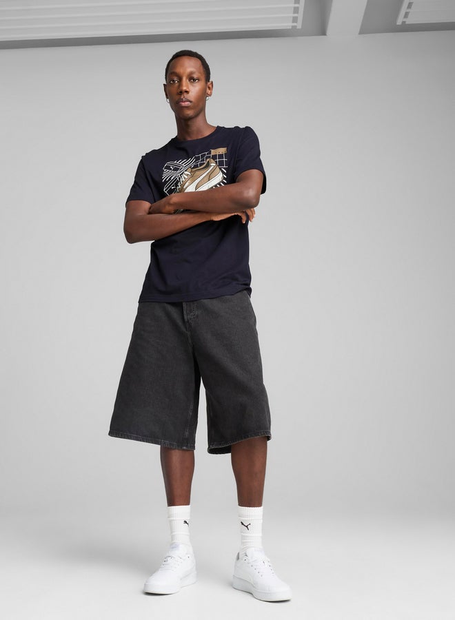 PUMA تي شيرت دائري العنق بطباعة جرافيكية - Image 2