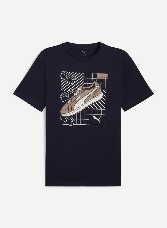 PUMA تي شيرت دائري العنق بطباعة جرافيكية - Image 4