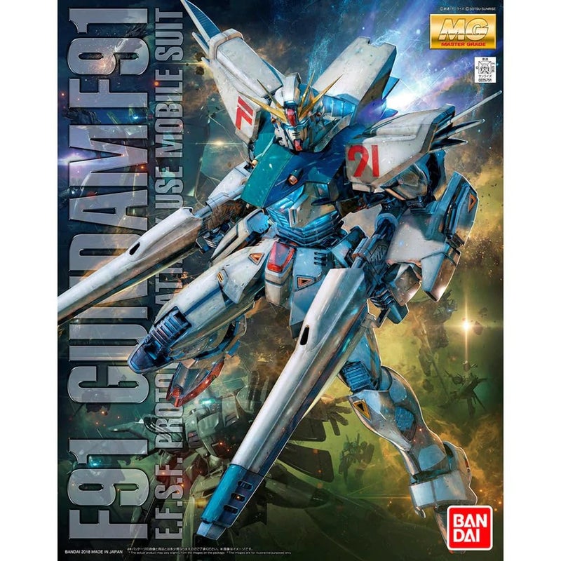 BANDAI SPIRITS مجموعة نموذج بنداي هوبي غندام F91 غندام F91 إصدار 20 بنداي سبيريتس MG 1100 - Image 2