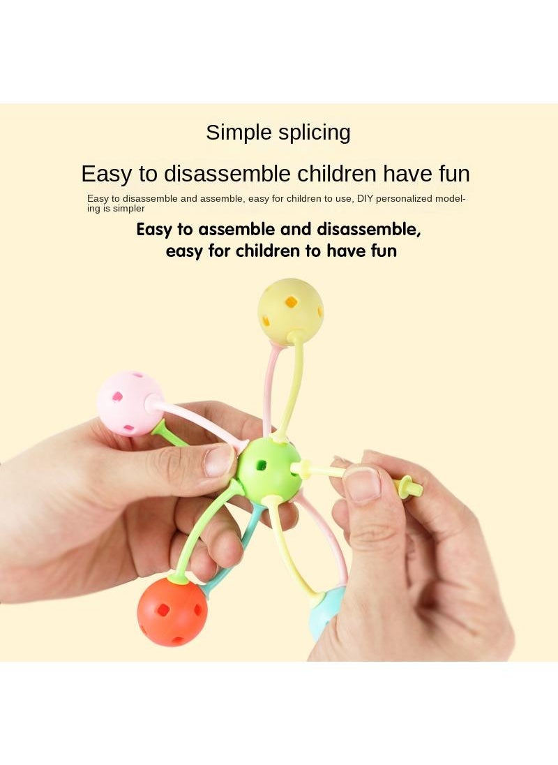 Y&D Children's Beaded Building Blocks Three Dimensional Space Thinking Geometry Educational Toys  - Image 4