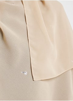 Khizana Diamante Detail Long Hijab Scarf  - Image 4