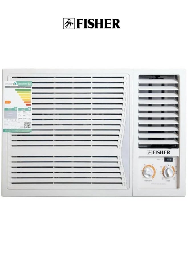 FISHER 1.5 Ton Window Air Conditioner 17800 BTU - Hot and Cool - White | FWAC-H18HF - Image 1