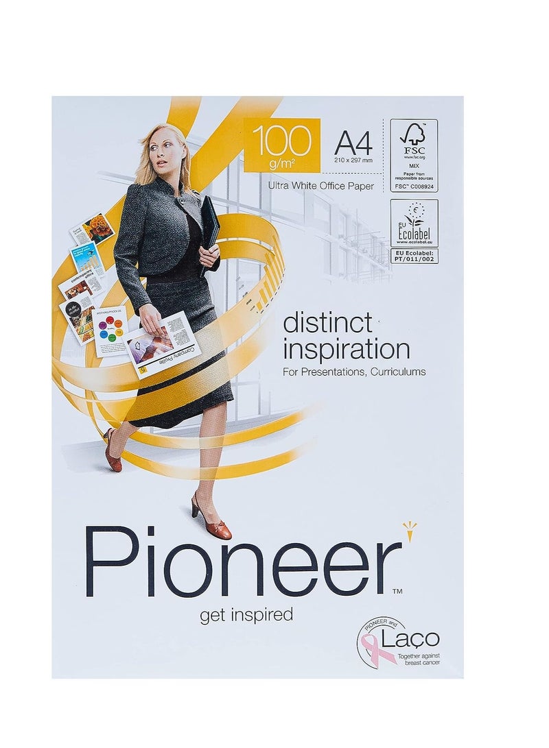 Pioneer A4 210mm x 297mm 100gsm FSC 250 Sheets per Ream - Image 1