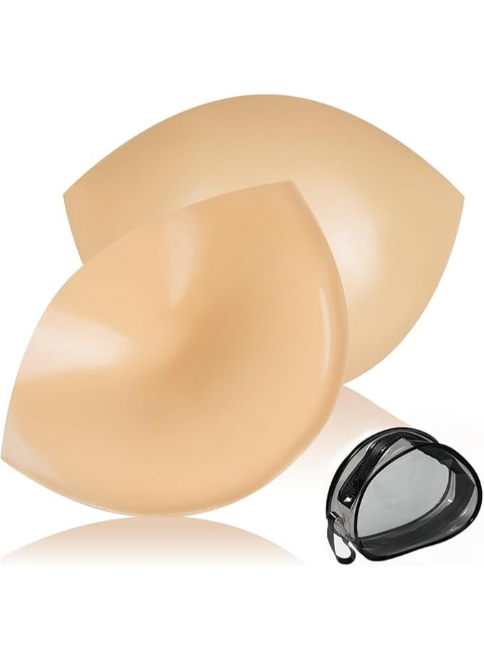 Double Sided Sticky Bra Inserts, Invisible Lift Self Adhesive Boob Pads Push Up Breast Pads Reusable Washable - Image 1