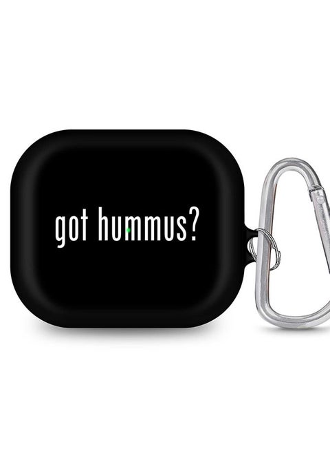 StylePods Case for Airpods 3rd Gen Case With Anti-Lost Keychain - Got Hummus?