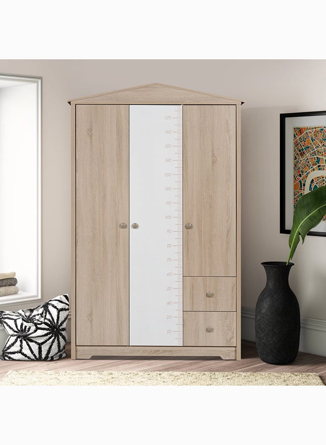 هوم بوكس خزانة ملابس 3 أبواب بدرجين من ماي هاوس - Image 1