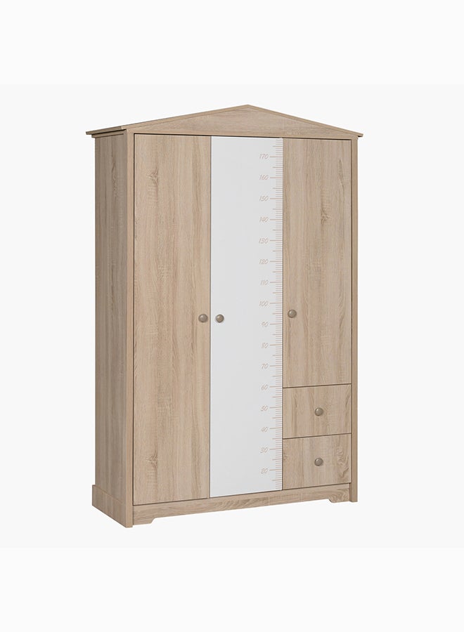 هوم بوكس خزانة ملابس 3 أبواب بدرجين من ماي هاوس - Image 5