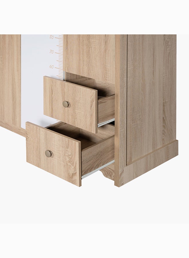 هوم بوكس خزانة ملابس 3 أبواب بدرجين من ماي هاوس - Image 4