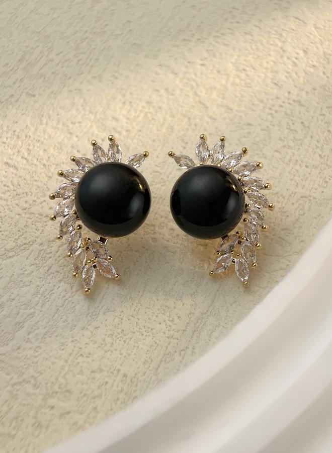 Take Two Faux Pearl Stud Earrings - Image 1
