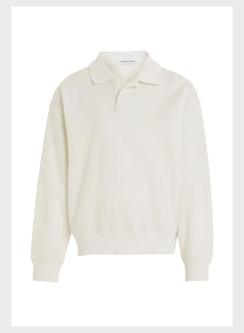 Calvin Klein Jeans Kids Logo Polo T-Shirt