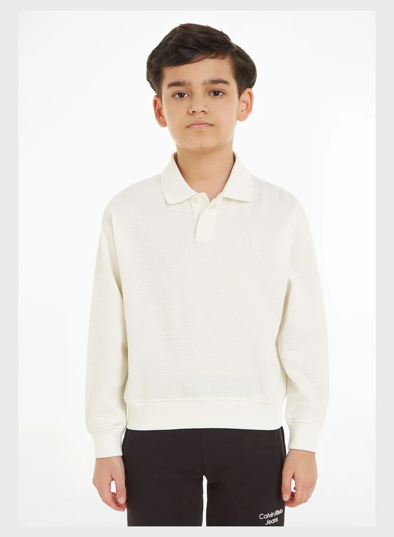Calvin Klein Jeans Kids Logo Polo T-Shirt