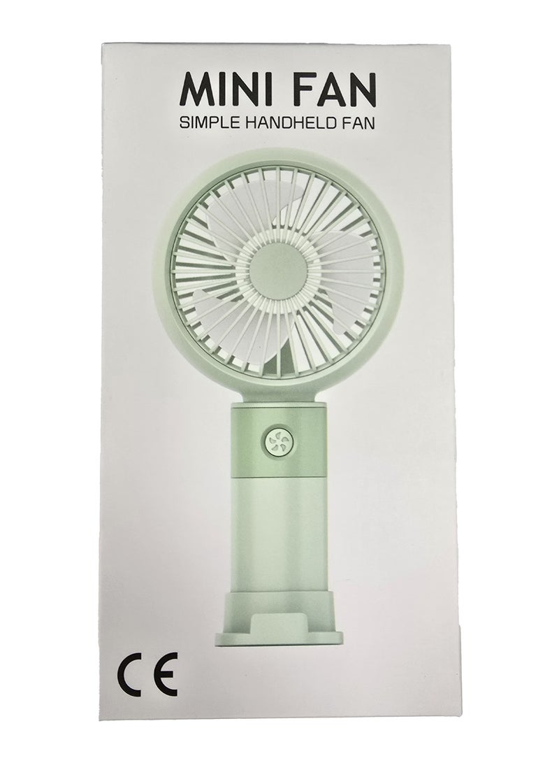 Yuwell Portable Mini Fan Powerful Personal Handheld Fan With 3 Speed Desk Fan USB Rechargeable Fan Table Fan Travel, Makeup, Outdoor & Home Pink - Image 4