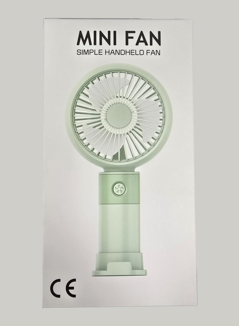 Yuwell Portable Mini Fan Powerful Personal Handheld Fan With 3 Speed Desk Fan USB Rechargeable Fan Table Fan Travel, Makeup, Outdoor & Home Pink - Image 5