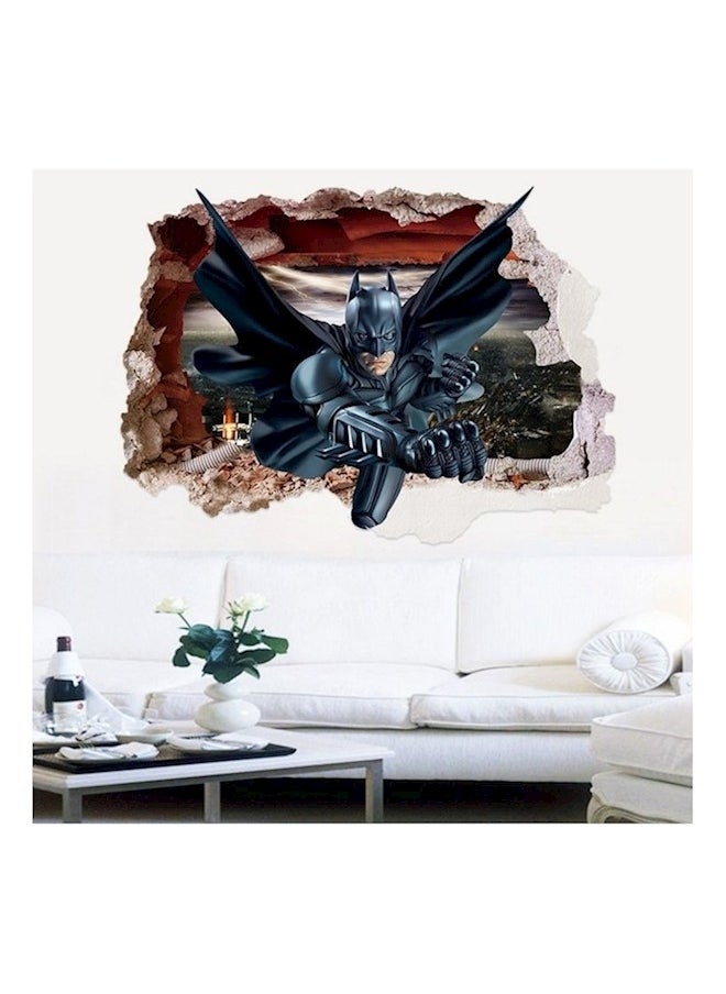 Bluejw Broken Wall Batman Spiderman Wall Sticker for Kids Children Room Home Décor  - Image 1