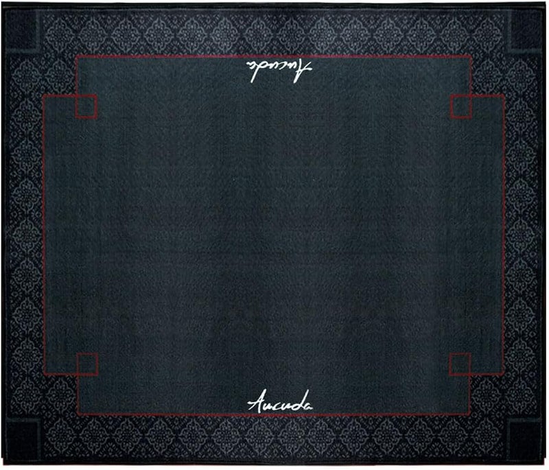 Aucuda Medal Drum Rug 6x6.6ft Large Drum Mat Outdoor, Tightly Woven Fabric Cool Drum Set Carpet with Non-Slip Grip Bottom, Electric Drum Accessories for Studio, Apartment, Soundproof, No Crease. - Image 1