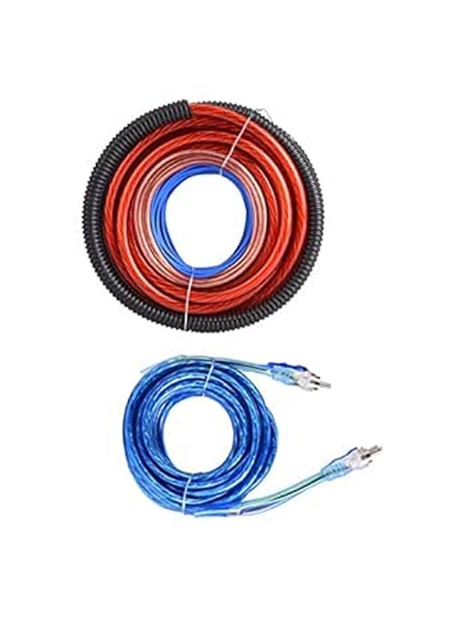 2800 واط مجموعة كابل مكبر صوت سابوفر للسيارة مع غطاء PVC متميز لتأثير صوتي حيوي - Image 1