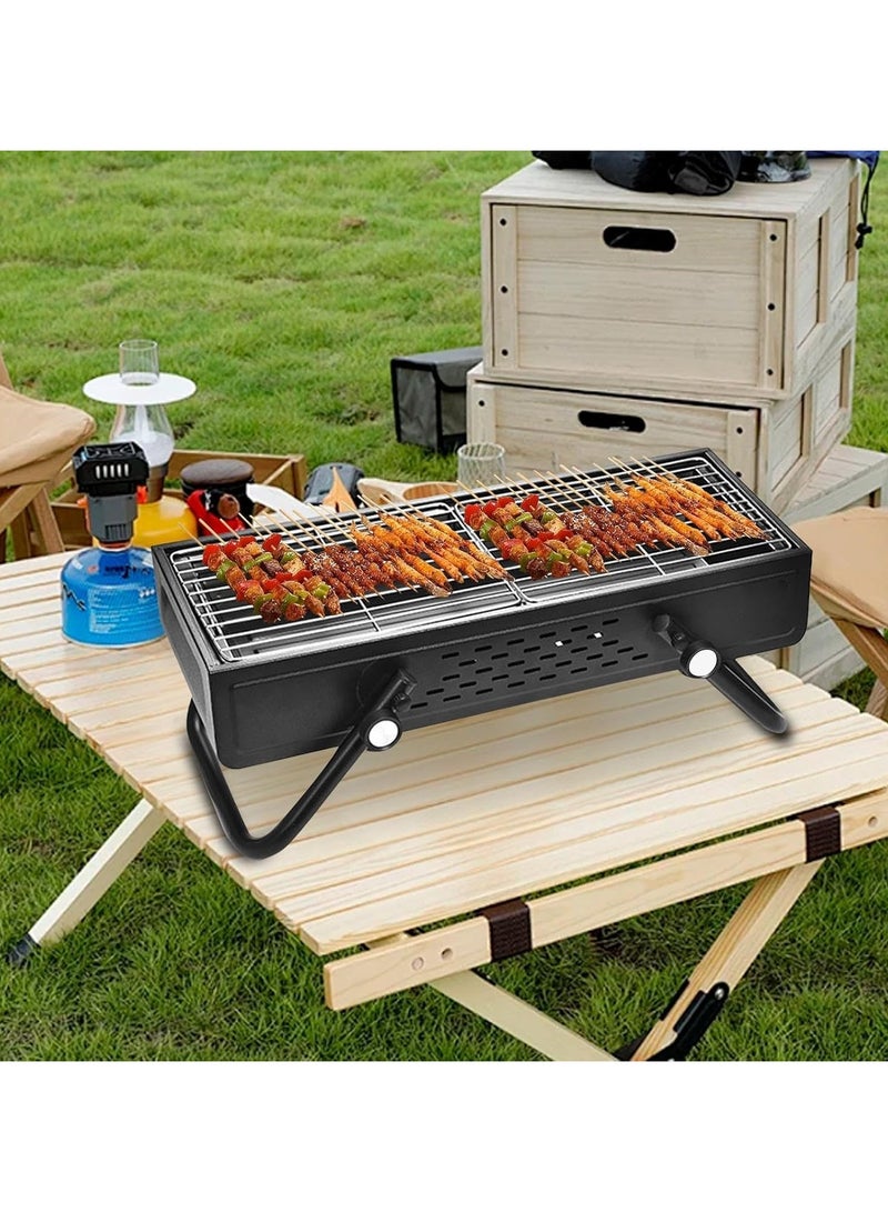 DubaiGallery Camping Grill, Portable Smokeless Grill, Compact Camping Grill, Smokes- Camping Grill, Outdoor Smokeless Grill, Folding Smokeless Grill, Refer to description - Image 2
