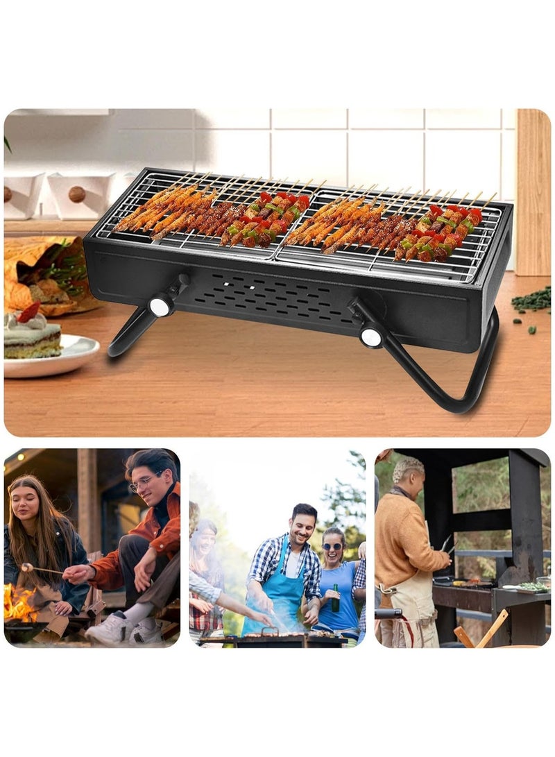 DubaiGallery Camping Grill, Portable Smokeless Grill, Compact Camping Grill, Smokes- Camping Grill, Outdoor Smokeless Grill, Folding Smokeless Grill, Refer to description - Image 3