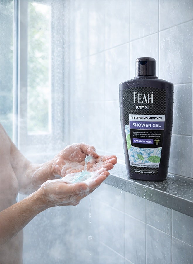 FEAH Refreshing Menthol Shower Gel 500ML - Cooling & Refreshing Body Wash - Image 2