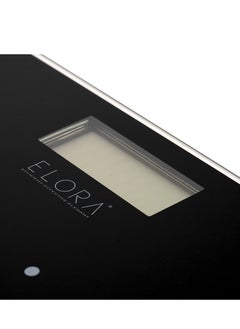 ELORA ELORA Mechanical Scale for Body Weight Digital Weighing Machine for People, Accurate & Large LCD Backlight Display 4mm Tempered Glass Elora CF-13756 Black  - Image 2