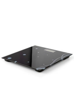 ELORA ELORA Mechanical Scale for Body Weight Digital Weighing Machine for People, Accurate & Large LCD Backlight Display 4mm Tempered Glass Elora CF-13756 Black  - Image 1