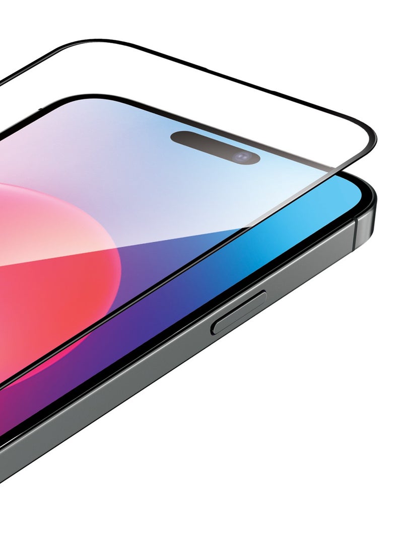 Remson Elite Guard Tempered Glass Screen Protector HD Clear 9H Hardness Anti-Fingerprint with Auto-Align Installation Tool for iPhone 15 Pro 6.1 inch - Image 1