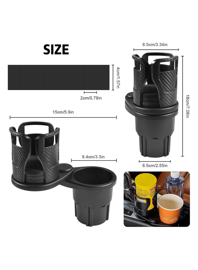 Rotatable Dual Car Cup Holder – Black - Image 5