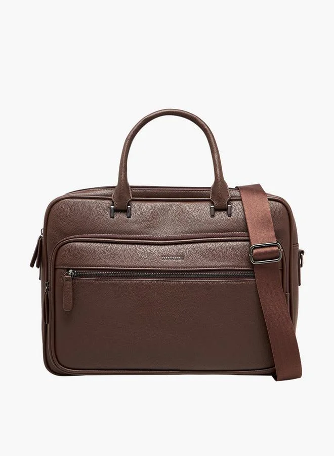 دوتشيني حقيبة لاب توب رجالية سادة