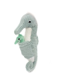 Les Deglingos Papadou the Seahorse Dad & Baby Plush Set - Mint  - Image 1