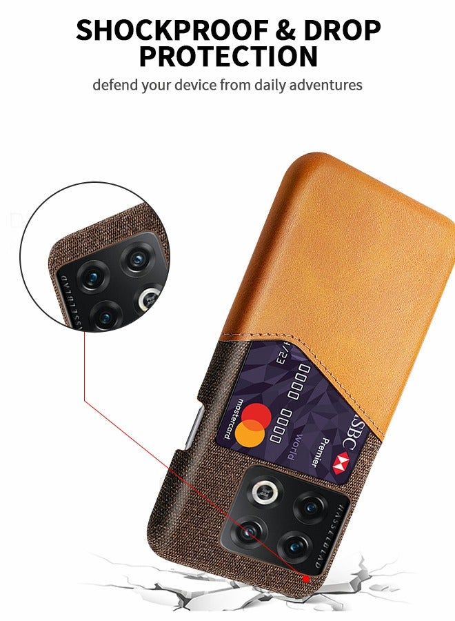 GROIC Case Compatible for OnePlus 10 Pro 6.7 Inches Slim Card Phone Case, Protection Cover with Leather Card Holder Slot Design - Image 4