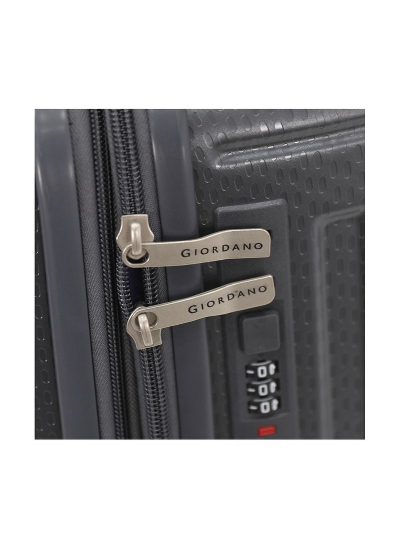 GIORDANO Hardshell Luggage Spinner Trolley Bag 3 Pieces Set,Grey (S-20",M-24",L-28")  - Image 4