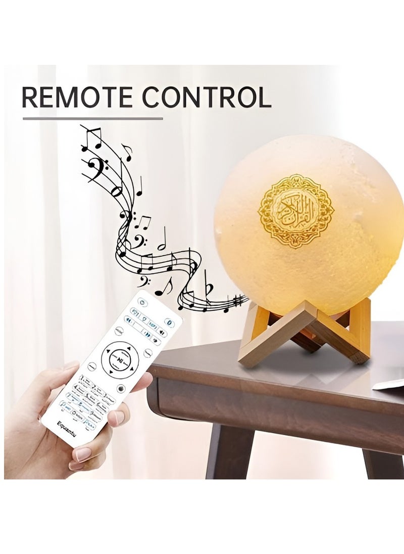 Moon Lamp Quran Speaker Table Lamp Remote Control Speaker Kids Night Light 7 Colors LED 3D Star Moon Light Speaker with Stand for Quran Recitation Portable Islamic 3D Moon Quran Speaker - pzsku/Z8CFF8F378AC36BBBA333Z/45/_/1738907910/fa84d16f-d711-4f47-83d2-2a98e4689dae