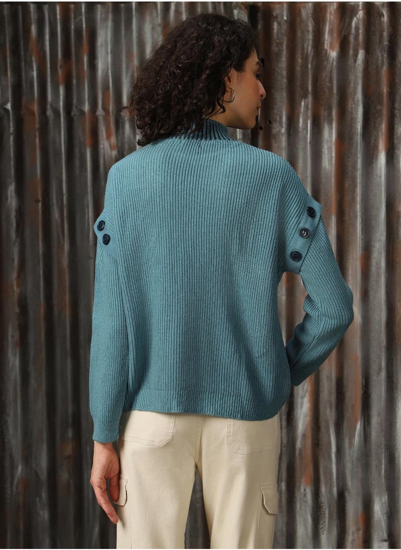 Women Arctic With Dark Teal Sweaters - pzsku/Z8CFF8F69B1A9B893DCEFZ/45/_/1733511153/8b2b3eaa-2630-4eed-a566-fac95ae07516