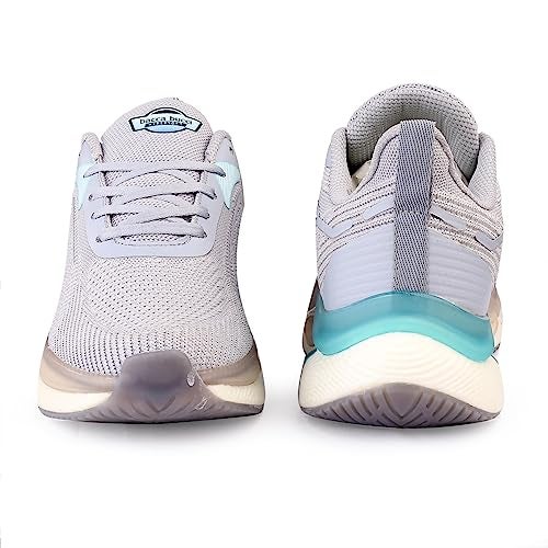 Bacca Bucci Men Hypersoft Series With Ultra-Rebounce Outsole And Iconic Breathable Engineered Knit Upper For Daily Sports, Walking And Running Shoes- Grey, Size Uk6 - Image 5