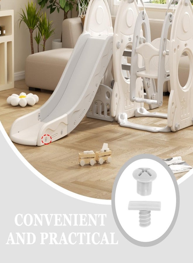 Amosfun 8Pcs Slide Screw Caps Replacement Universal Slide Repair Fixing Parts for Outdoor Playground Easy Installation - Image 4