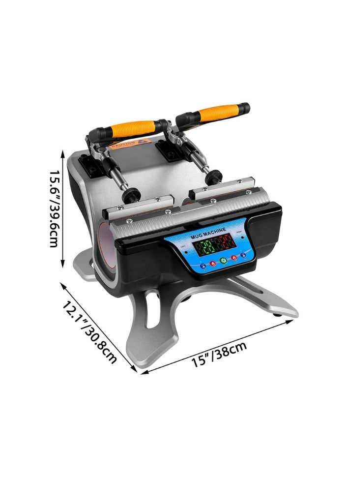 Kalon - Double station  Cups Mug Heat Press Transfer Machine Heat press Sublimation Machine coffee cup magic mug printing Machine Tumbler Heat Press Machine LCD Display Control - Image 1