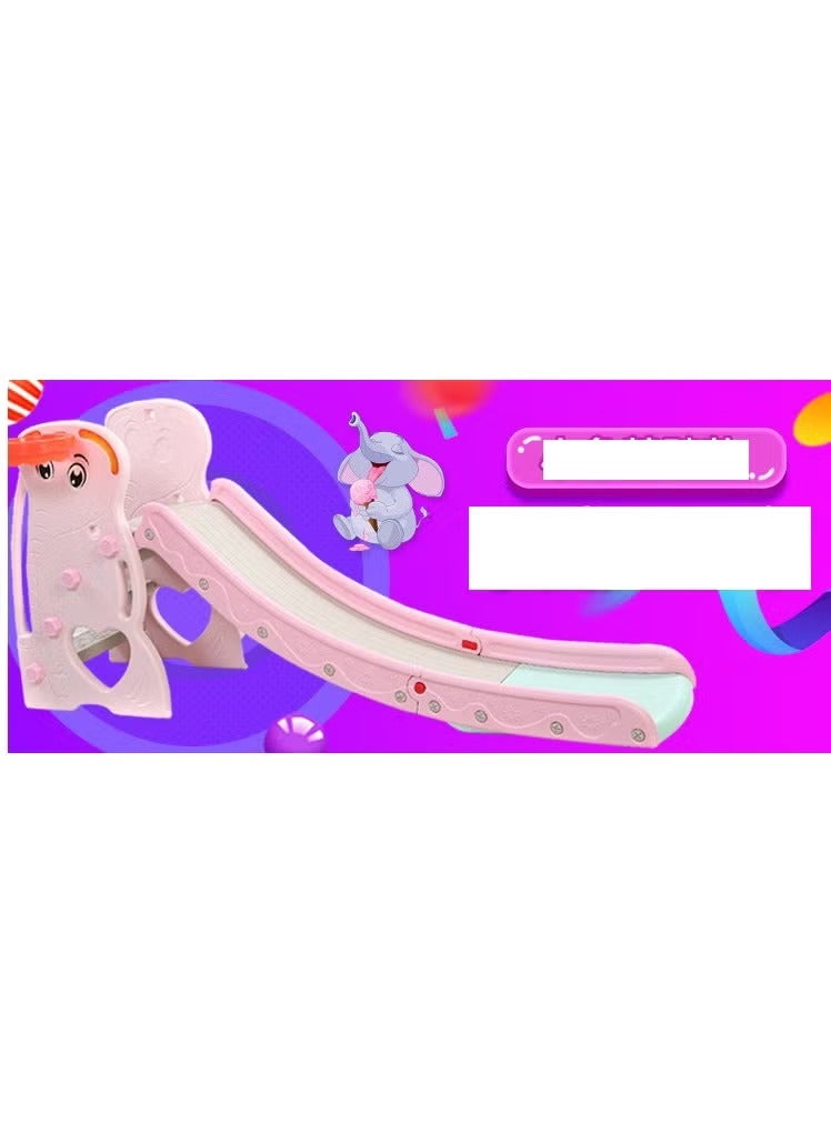 فول جوي زحليقه اطفال 2 في 1 شريحة مع طوق كرة السلة ، زحليقه للأطفال الصغار الأولاد والبنات المتسلقين، ألعاب داخلية وخارجية - Image 3