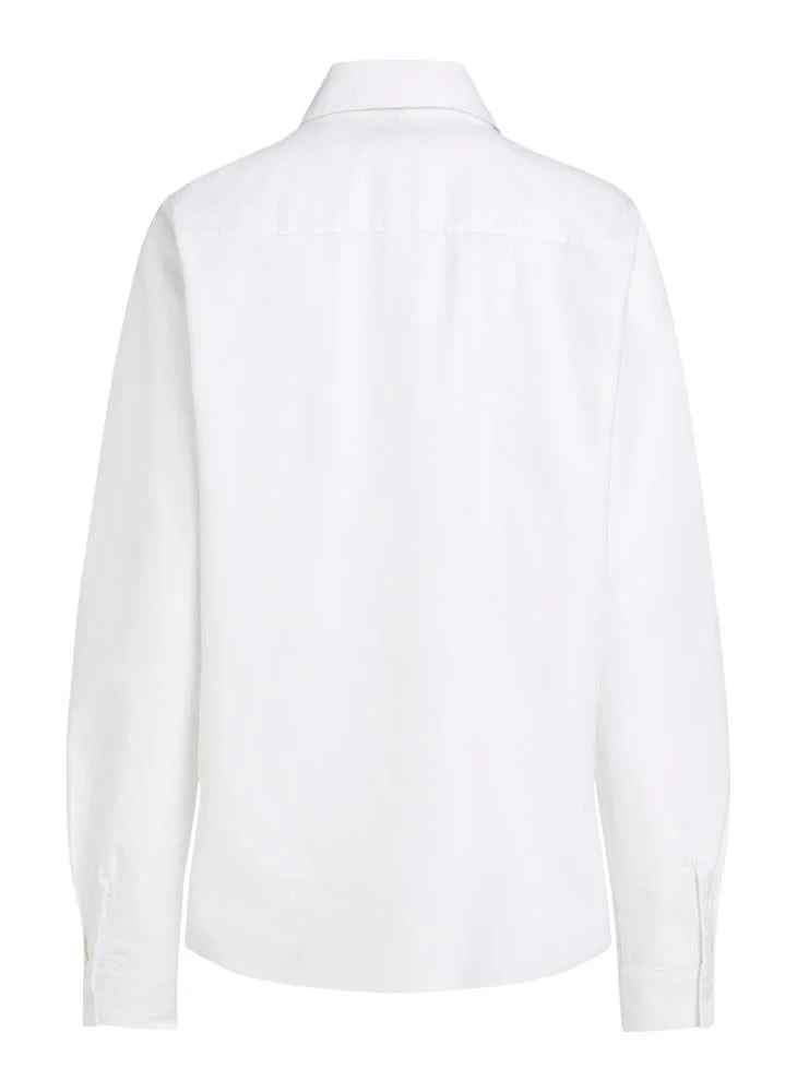 تومي هيلفيغر قميص أكسفورد بأكمام طويلة بقصة مريحة