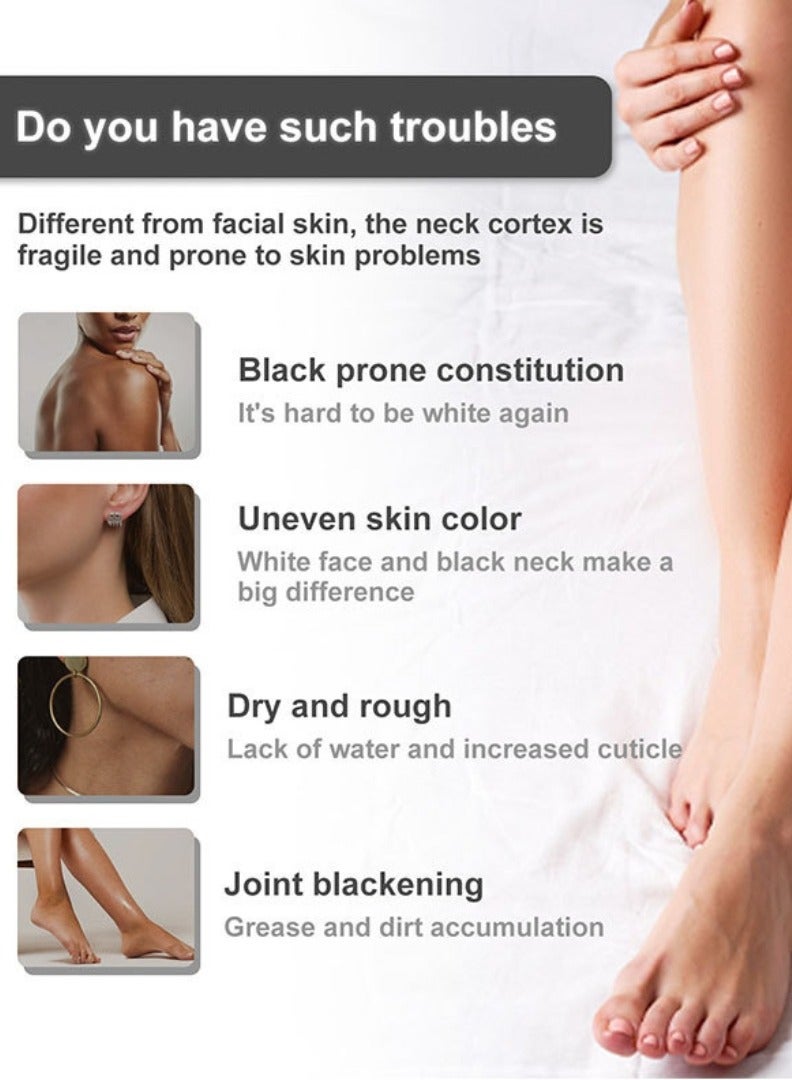 YOUBUY 60ml Snow Bleach Cream Whitening Brightening Cream for Underarm Armpit Knee Elbow Thigh Joint Intimate Parts Moisturizing Repair Dark Spot Corrector Lotion Intimate Area Bleaching Cream - Image 2