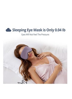 SYOSI Sleeping Mask 2 Pack Warm Cool Double Sided Use of Sleep Mask Super Soft Blindfold with Adjustable Strap Block out Light Comfort Sleep Eye Mask for Travel Meditation Nap  - Image 5