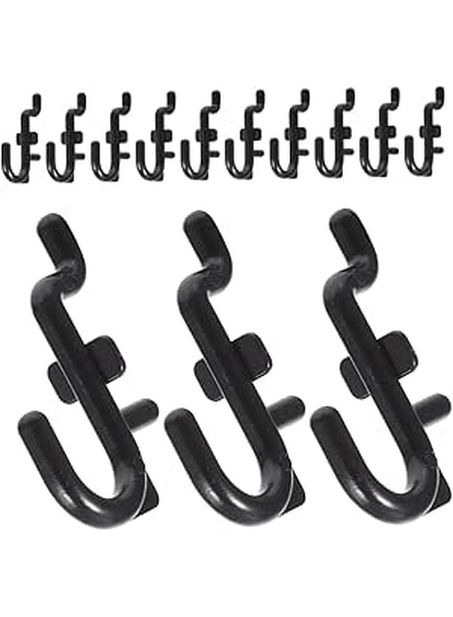 30Pcs Garage Storage Hooks Wall Mount Tool Organizer Heavy Duty Metal Hangers - Image 1