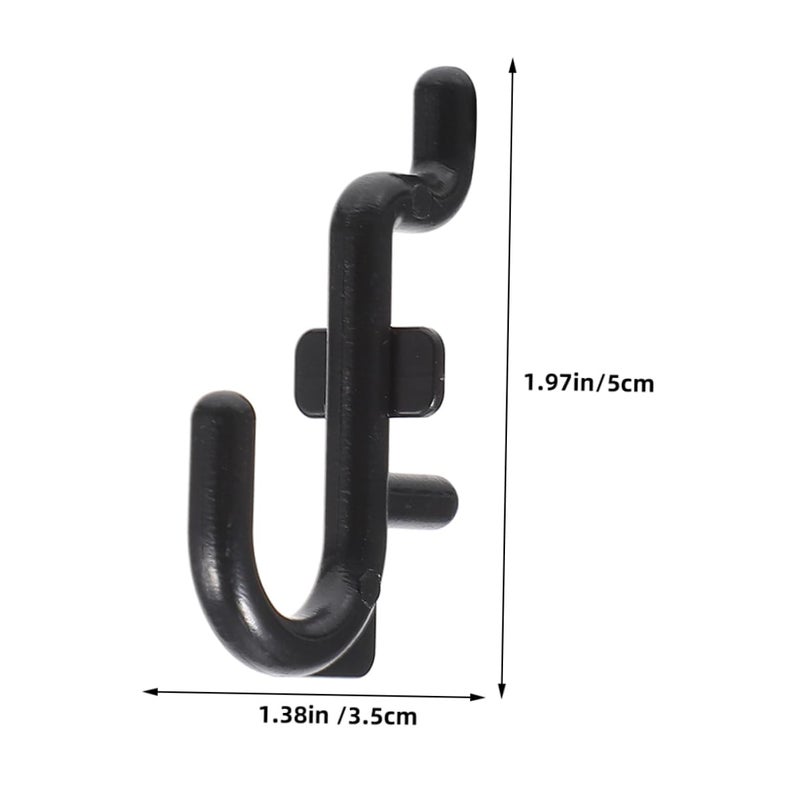 30Pcs Garage Storage Hooks Wall Mount Tool Organizer Heavy Duty Metal Hangers - Image 3