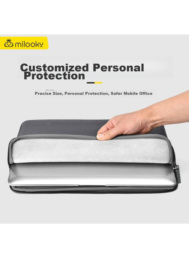Milooky Laptop Sleeve For 13/13.3/13.6-inch Laptops, Compatible With Huawei, Apple, Lenovo, Xiaomi, Protective Case - Image 5